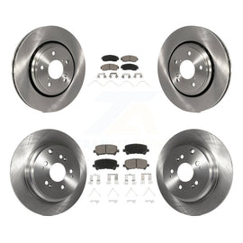 [Front+Rear] 2015-2017 Honda Odyssey Premium OE Brake Rotors & Ceramic Pads Kit For Max Braking