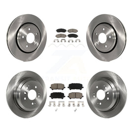 [Front+Rear] 2019-2022 Honda Passport Premium OE Brake Rotors & Ceramic Pads Kit For Max Braking
