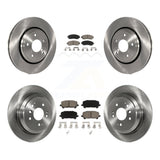 [Front+Rear] 2019-2022 Honda Passport Premium OE Brake Rotors & Ceramic Pads Kit For Max Braking