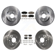 Charger l'image dans la galerie, Front Rear Disc Brake Rotors And Ceramic Pads Kit For Honda Civic Acura ILX