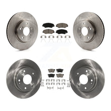 Charger l'image dans la galerie, Front Rear Disc Brake Rotors And Ceramic Pads Kit For Honda Civic
