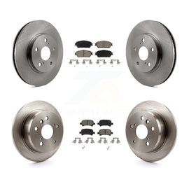 Front Rear Disc Brake Rotors And Ceramic Pads Kit For Toyota Camry Avalon Solara