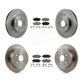 [Front+Rear] 2004-2010 Toyota Sienna Premium OE Brake Rotors & Ceramic Pads Kit For Max Braking