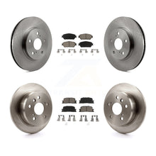 Charger l'image dans la galerie, Front Rear Disc Brake Rotors And Ceramic Pads Kit For Toyota Camry Lexus ES300