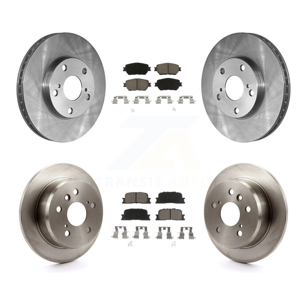 [Front+Rear] 2005-2006 Toyota Camry Base/LE Premium OE Brake Kit & Ceramic Pads For Max Braking