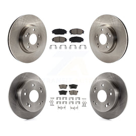 [Front+Rear] 2002-2006 Acura RSX Type-S Premium OE Brake Rotors & Ceramic Pads Kit For Max Braking