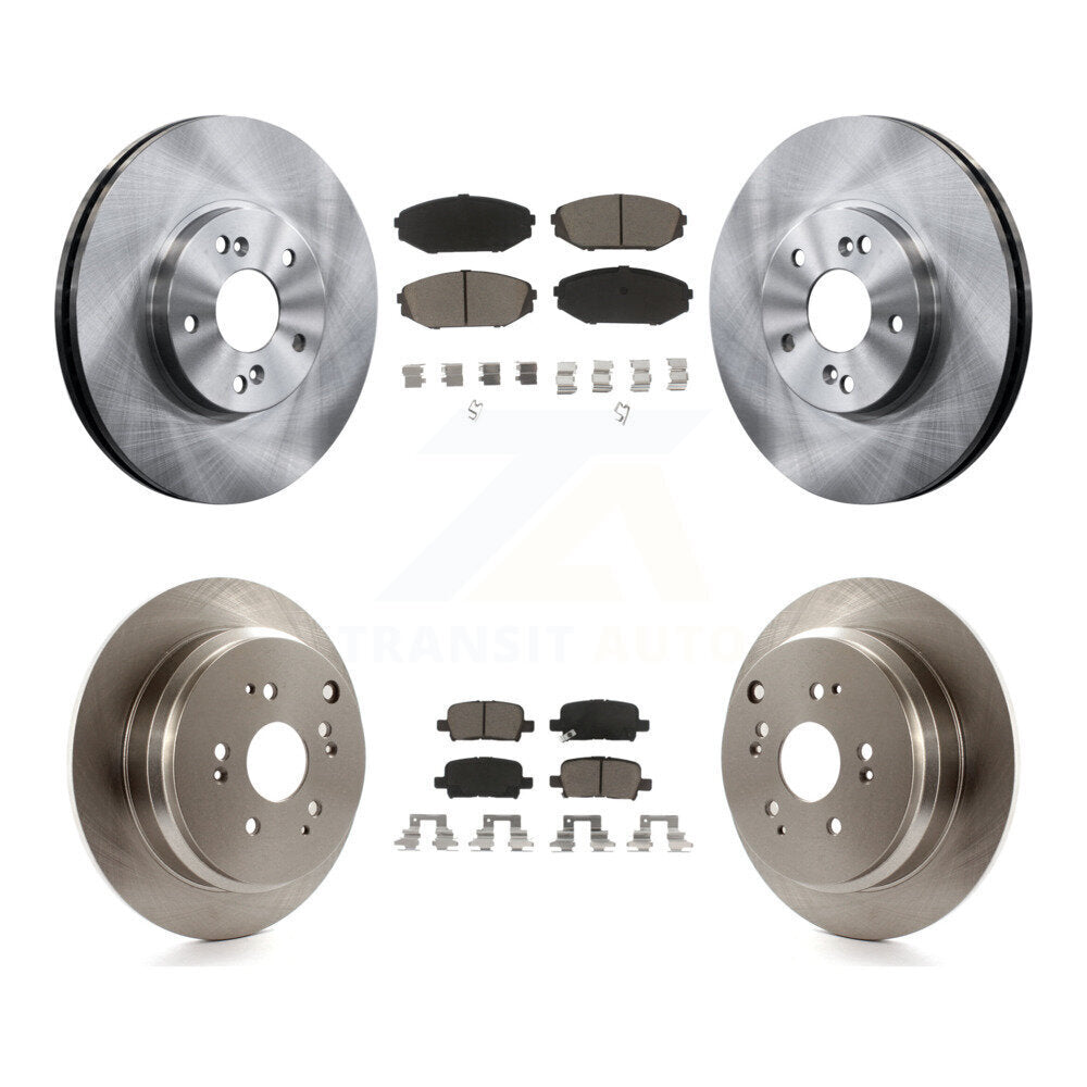 [Front+Rear] 2002-2004 Honda Odyssey Premium OE Brake Rotors & Ceramic Pads Kit For Max Braking