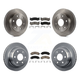 Front Rear Brake Rotors Ceramic Pad Kit For Chevrolet Tahoe GMC Suburban 1500 XL