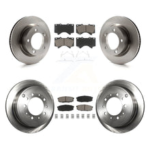 Charger l'image dans la galerie, Front Rear Disc Brake Rotors Ceramic Pad Kit For Toyota Land Cruiser Lexus LX570