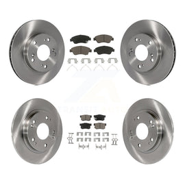 [Front+Rear] 2011-2015 Honda CR-Z Premium OE Brake Rotors & Ceramic Pads Kit For Max Braking