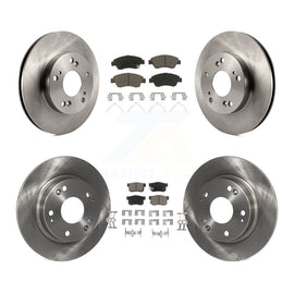 [Front+Rear] 2013-2015 Acura ILX 1.5L Premium OE Brake Rotors & Ceramic Pads Kit For Max Braking
