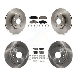 [Front+Rear] 2013 Acura ILX 2.0L Premium OE Brake Rotors & Ceramic Pads Kit For Max Braking