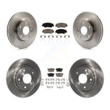 [Front+Rear] 2013 Acura ILX 2.0L Premium OE Brake Rotors & Ceramic Pads Kit For Max Braking