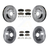 Kit de rotors de frein à disque avant et arrière et plaquettes en céramique pour Mazda 6 