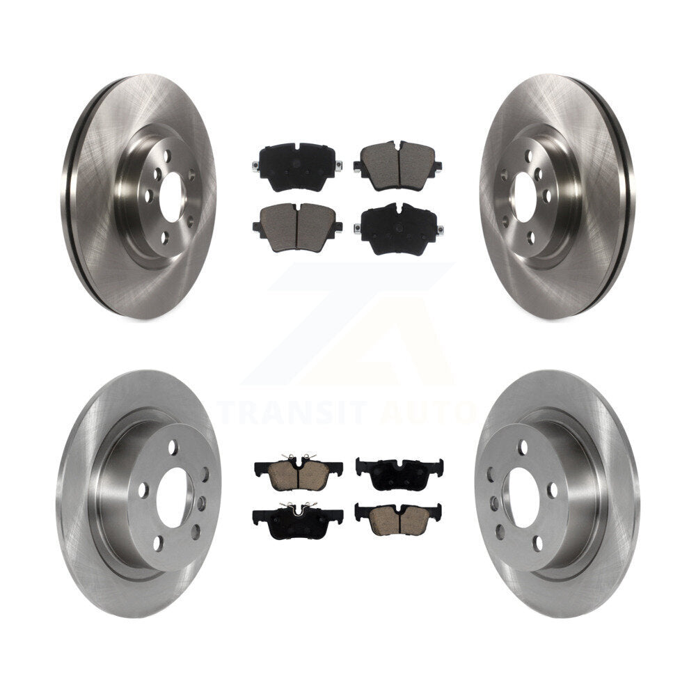 Front Rear Disc Brake Rotors Ceramic Pad Kit For Mini Cooper Countryman S ALL4