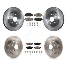 Charger l'image dans la galerie, Kit de rotors de frein à disque avant et arrière et plaquettes en céramique pour Toyota Mirai 2016 – 2020 