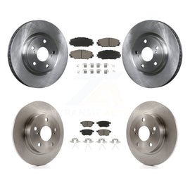 Kit de rotors de frein à disque avant et arrière et plaquettes en céramique pour Scion tC 2011-2016 