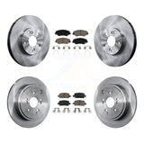 [Front+Rear] 2003-2008 Honda Pilot Premium OE Brake Rotors & Ceramic Pads Kit For Max Braking