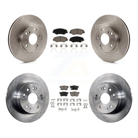 [Front+Rear] 2002-2004 Honda CR-V Premium OE Brake Rotors & Ceramic Pads Kit For Max Braking
