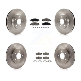 Front Rear Disc Brake Rotors And Ceramic Pads Kit For Ford Mustang
