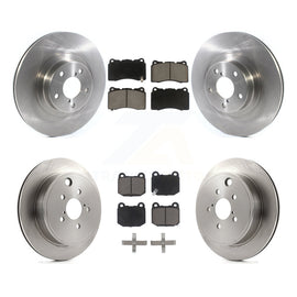 Front Rear Brake Rotors Ceramic Pad Kit For 2019 Toyota 86 Without Brembo Brakes