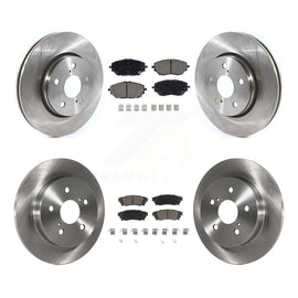 [Front+Rear] 2018 Toyota C-HR Premium OE Brake Rotors & Ceramic Pads Kit For Max Braking