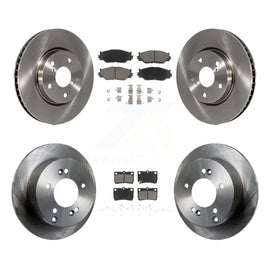 Front Rear Disc Brake Rotors And Ceramic Pads Kit For Lexus IS250
