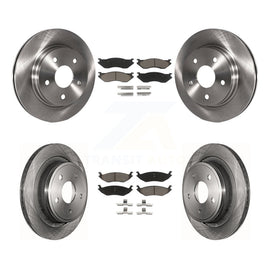 Kit de rotors de frein à disque avant et arrière et plaquettes en céramique pour Dodge Durango Ram 1500 