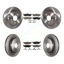 Charger l'image dans la galerie, Kit de rotors de frein à disque avant et arrière et plaquettes en céramique pour Dodge Ram 1500 