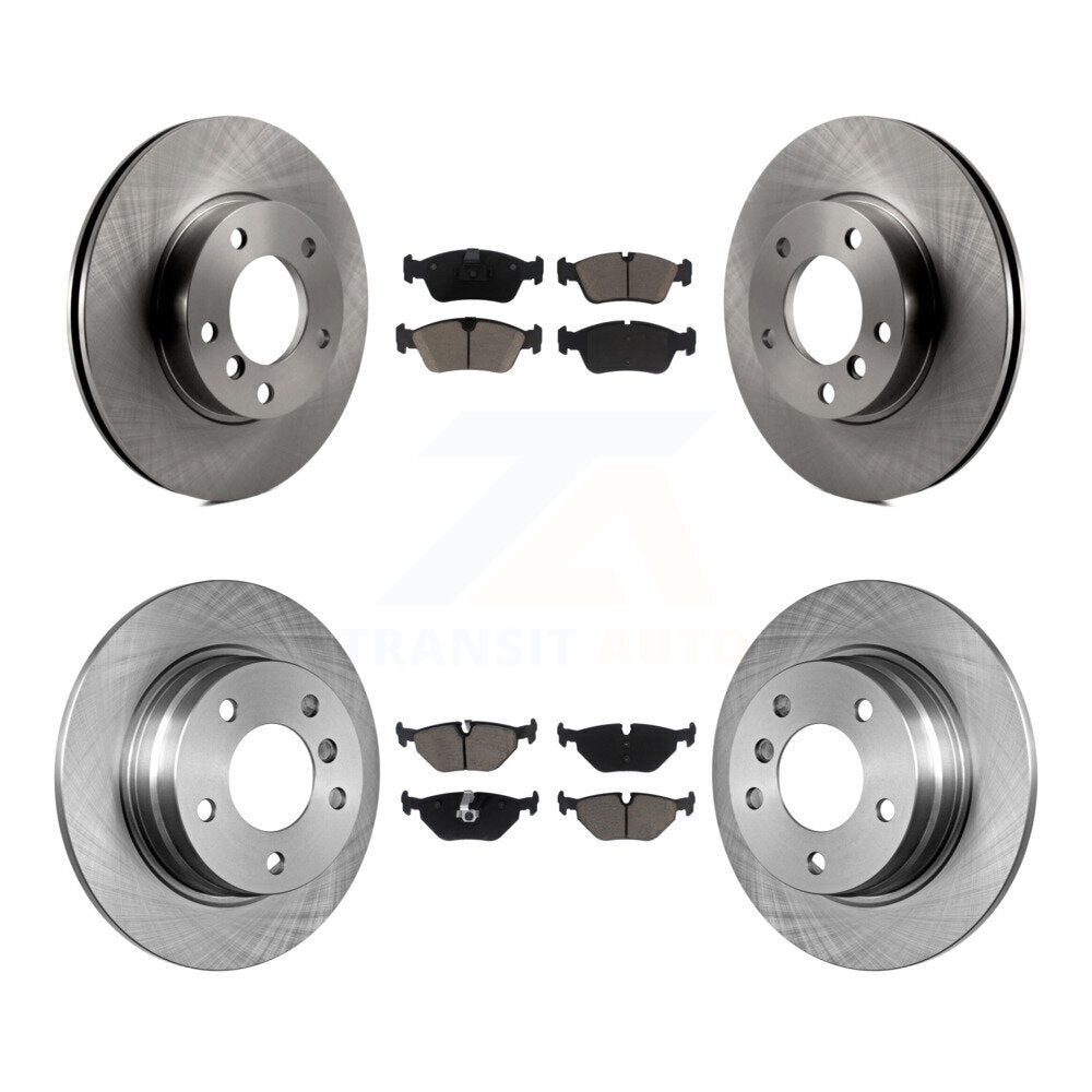 Front Rear Disc Brake Rotors Ceramic Pad Kit For BMW 328i 318i 323is 328is 318is