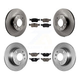 Front Rear Disc Brake Rotors Ceramic Pad Kit For BMW 328i 318i 323is 328is 318is
