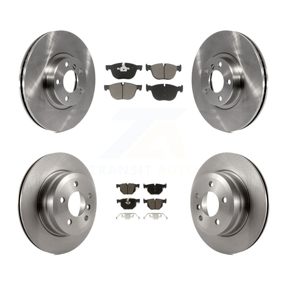 Front Rear Disc Brake Rotors And Ceramic Pads Kit For BMW X5 X6