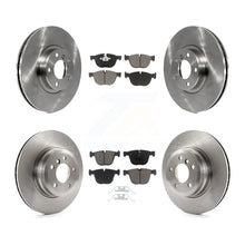 Charger l'image dans la galerie, Front Rear Disc Brake Rotors And Ceramic Pads Kit For BMW X5 X6