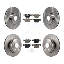 [Front+Rear] 2009 BMW X6 xDrive35i From 10 08 Premium OE Brake Rotors & Ceramic Pads Kit For Max Braking