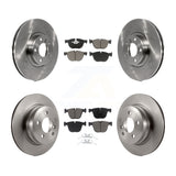 [Front+Rear] 2009 BMW X6 xDrive35i From 10 08 Premium OE Brake Rotors & Ceramic Pads Kit For Max Braking