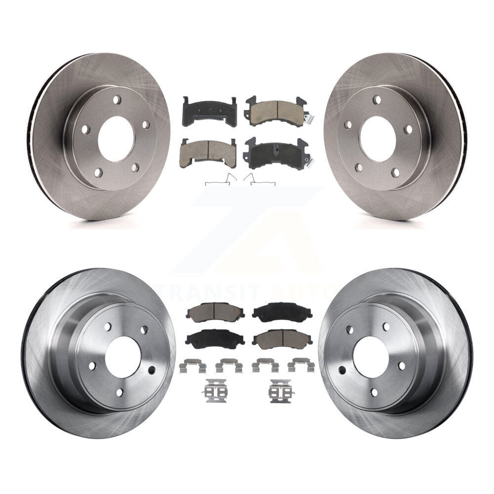 [Front+Rear] 1997 Chevrolet S10 GMC Sonoma 4WD Premium OE Brake Kit & Ceramic Pads For Max Braking