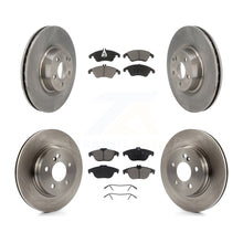 Charger l'image dans la galerie, [Front+Rear] 2010-2011 Mercedes-Benz E550 Coupe Premium OE Brake Rotors &amp; Ceramic Pads Kit For Max Braking