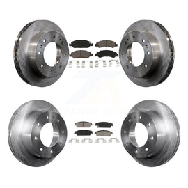Front Rear Brake Rotors Ceramic Pad Kit For 2011 Chevrolet Silverado 1500 Hybrid