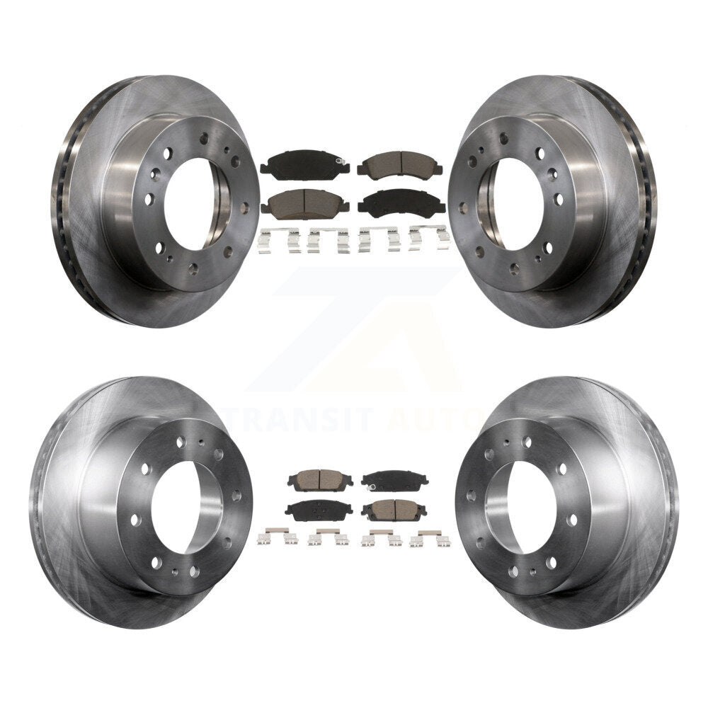 Front Rear Disc Brake Rotors And Ceramic Pads Kit For Chevrolet Suburban