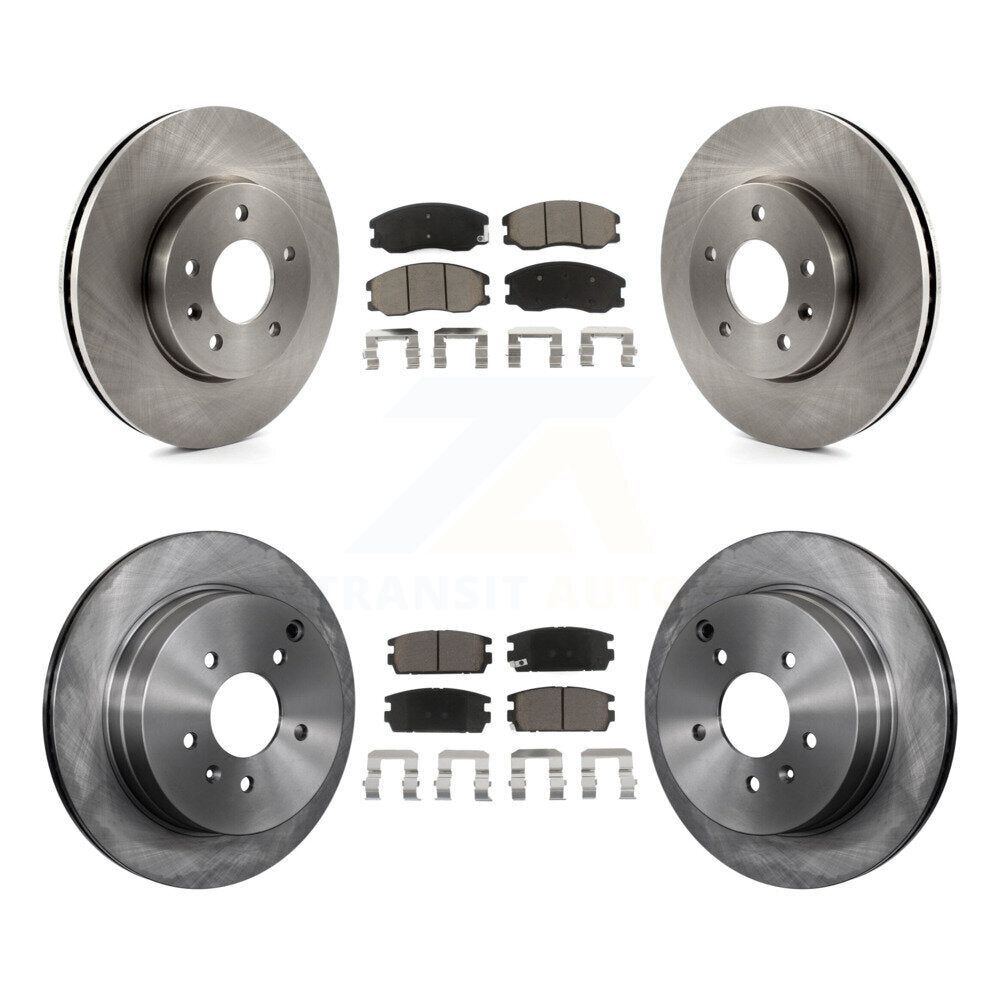 Front Rear Brake Rotors Ceramic Pad Kit For Chevrolet Equinox Saturn Vue Captiva