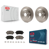 [Rear] 2004-2007 Ford Freestar Mercury Monterey Premium OE Brake Rotors & Ceramic Pads Kit For Max Braking
