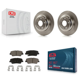 Rear Disc Brake Rotors And Ceramic Pads Kit For Hyundai Genesis Coupe