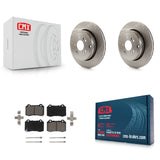 Rear Disc Brake Rotors And Ceramic Pads Kit For Hyundai Genesis Coupe