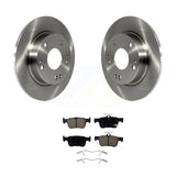 Rear Disc Brake Rotors And Ceramic Pads Kit For Honda Civic Insight K8C-101625