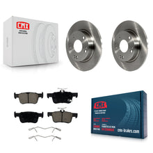 Load image into Gallery viewer, Rear Disc Brake Rotors And Ceramic Pads Kit For Honda Civic Insight K8C-101625