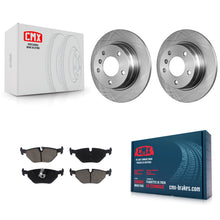 Load image into Gallery viewer, Rear Disc Brake Rotors And Ceramic Pads Kit For BMW 318i 328i 328is 323is 318is