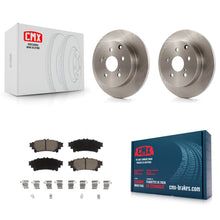 Load image into Gallery viewer, Rear Disc Brake Rotors And Ceramic Pads Kit For Toyota Prius V Mirai