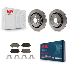 Charger l'image dans la galerie, Rear Disc Brake Rotors And Ceramic Pads Kit For Volvo S60 XC70 S80 V60 V70