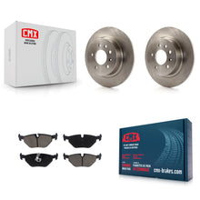 Load image into Gallery viewer, Rear Disc Brake Rotors And Ceramic Pads Kit For Saab 9-5
