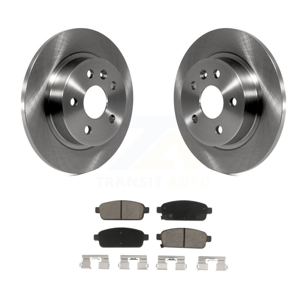 Rear Brake Rotor And Ceramic Pad Kit For Chevrolet Cruze Sonic Buick Encore Trax